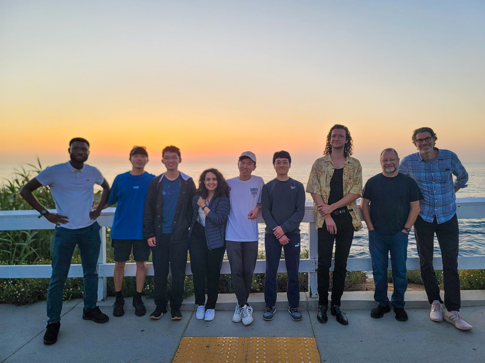 Group with Peter Schmid during Penner Lecture visit